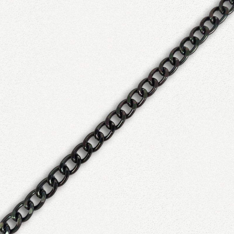 Lanac 12 x 8 x 2 mm / Tamno srebro Lanac 12 x 8 x 2 mm / Tamno srebro
