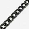 Lanac 15 x 10 x 3 mm / Tamno srebro