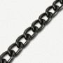 Lanac 15 x 10 x 3 mm / Tamno srebro