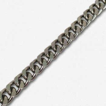 Lanac 11,5 x 8 x 2 mm / Srebrna