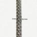 Lanac 11,5 x 8 x 2 mm / Srebrna