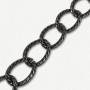 Lanac 30 x 24 x 4 mm / Tamno srebro