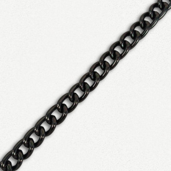 Lanac 18 x 13 x 3 mm / Tamno srebro