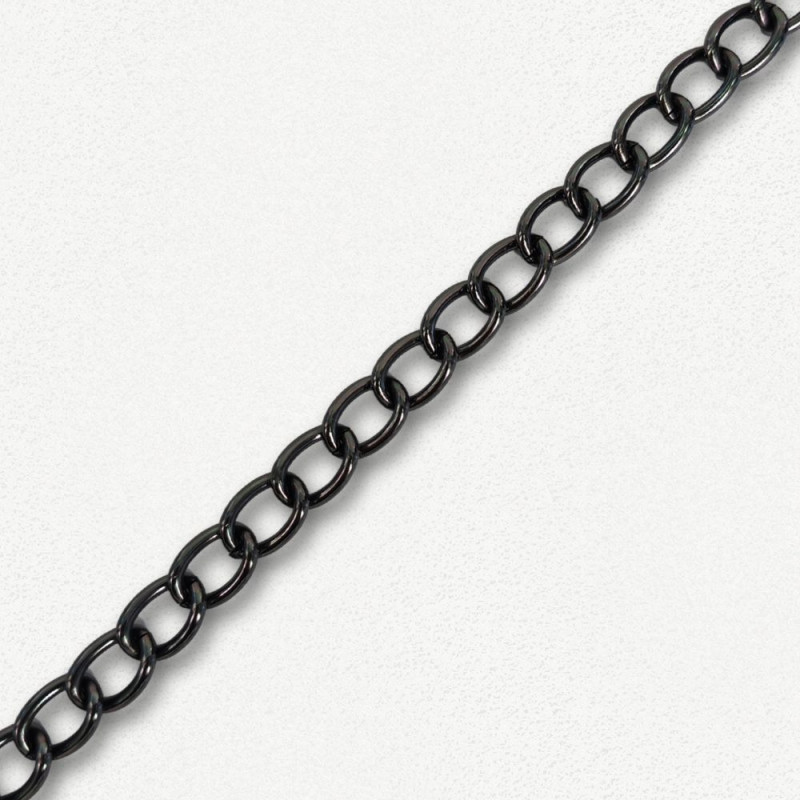 Lanac 13 x 9 x 2 mm / Tamno srebro Lanac 13 x 9 x 2 mm / Tamno srebro