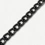Lanac 11 x 7 x 2 mm / Tamno srebro