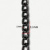 Lanac 11 x 7 x 2 mm / Tamno srebro