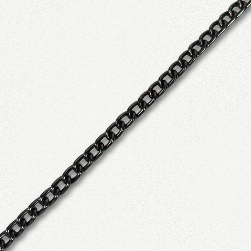 Lanac 11 x 7 x 2 mm / Tamno srebro Lanac 11 x 7 x 2 mm / Tamno srebro