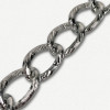 Aluminijumski lanac  30 x 20 x 4 mm / Srebrna