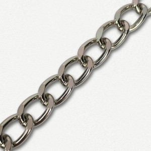 Lanac 13 x 9 x 2 mm / Srebrna