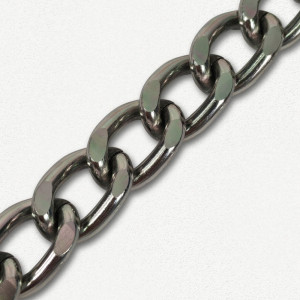 Lanac 19 x 13 x 3 mm / Srebrna