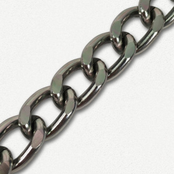 Lanac 19 x 13 x 3 mm / Srebrna