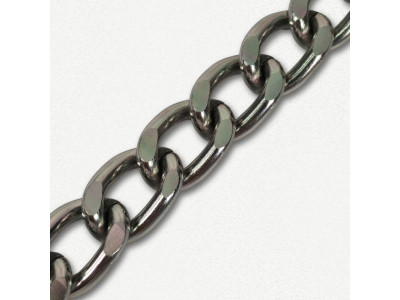 Lanac 19 x 13 x 3 mm / Srebrna