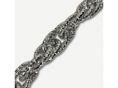 Lanac 25 x 18 x 4 mm / Srebrna