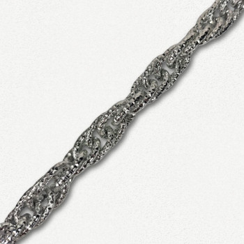 Lanac 25 x 18 x 4 mm / Srebrna