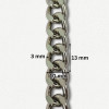 Lanac 13 x 10 x 3 mm / Srebrna