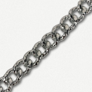 Aluminijumski lanac 17 x 13 x 3 mm / Srebrna