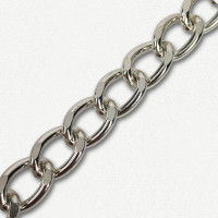 Lanac 15 x 10 x 2 mm / Srebrna