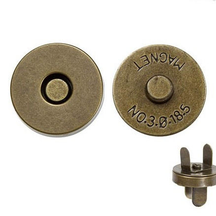 Magnetna kopca 18 mm / Antik ( Staro zlato ) Magnetna kopca 18 mm / Antik ( Staro zlato )
