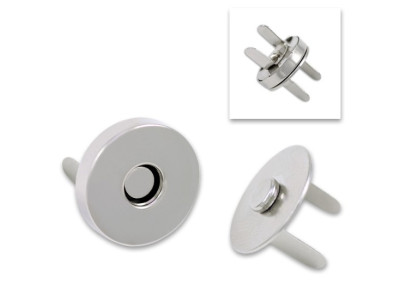 Magnetna kopca 18 mm / Nickel ( Srebrni )