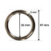 Metalna okrugla alka / 31 mm