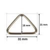 Trouglasta alka / 16 mm / 8333 Trouglasta alka / 16 mm / 8333