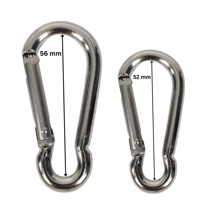Metalni karabinjer / 52 mm / 56 mm / 9238 Metalni karabinjer / 52 mm / 56 mm / 9238
