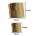 PREMIUM Metalni ukrasni detalj 32 mm / 25 mm