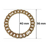 PREMIUM Metalni ukrasni detalj 40 mm