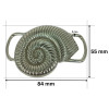 PREMIUM Metalni ukrasni detalj 84 mm