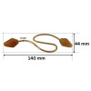 PREMIUM Metalna ukrasna alka 140 mm PREMIUM Metalna ukrasna alka 140 mm