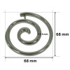 PREMIUM Metalni ukrasni detalj 68 mm
