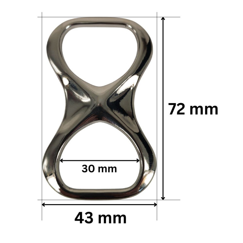 PREMIUM Metalni ukrasni detalj / 72 mm