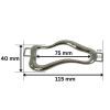 PREMIUM Metalni ukrasni detalj 75 mm