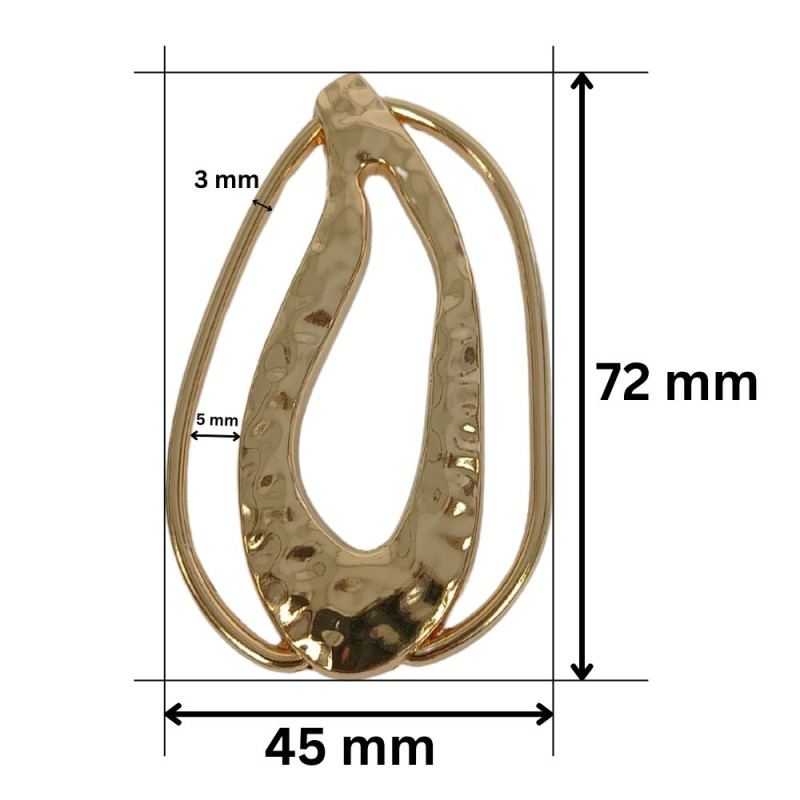 PREMIUM Metalni ukrasni detalj 72 mm PREMIUM Metalni ukrasni detalj 72 mm