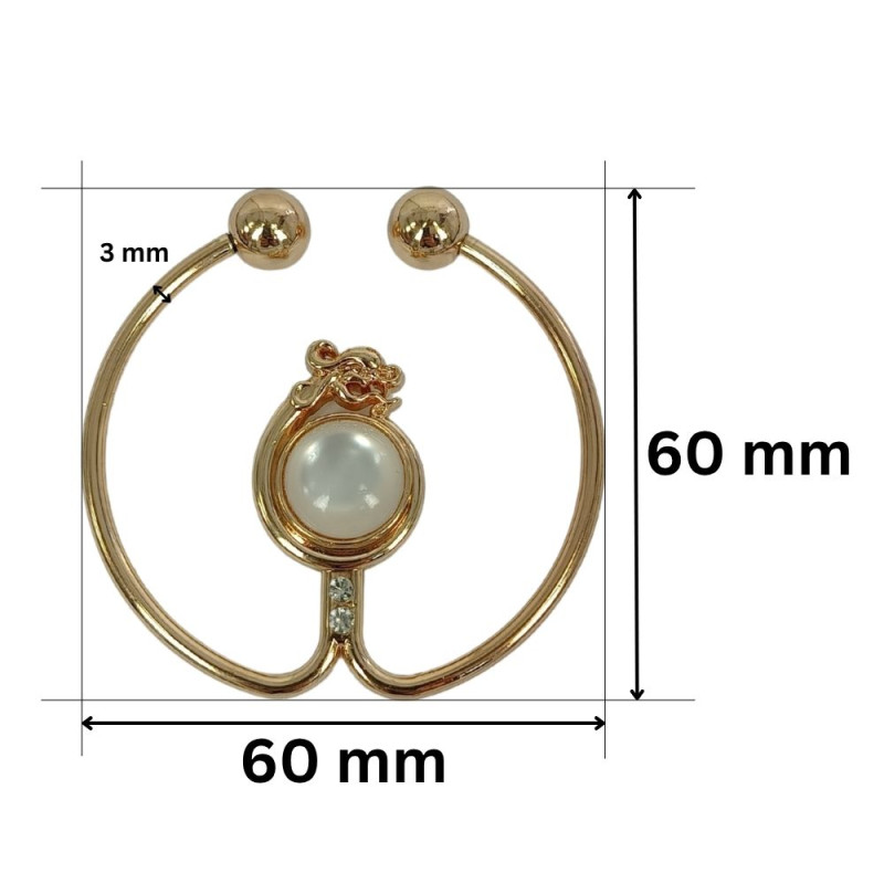 PREMIUM Metalni ukrasni detalj 60 mm PREMIUM Metalni ukrasni detalj 60 mm