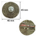 PREMIUM Metalni ukrasni detalj 45 mm