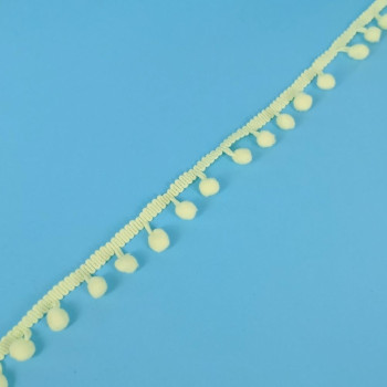 Pom-Pom traka / 10 mm / Vanila