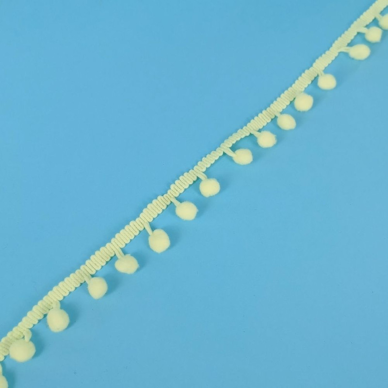 Pom-Pom traka / 10 mm / Vanila Pom-Pom traka / 10 mm / Vanila