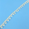 Pom-Pom traka / 7 mm / Bela