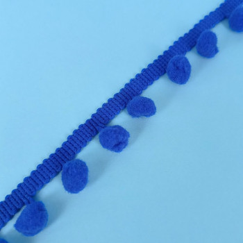 Pom-Pom traka / 10 mm / Plava
