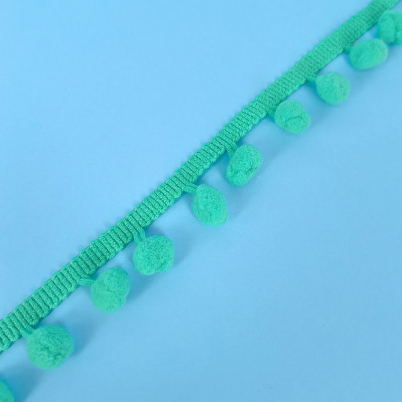 Pom-Pom traka / 10 mm / Zelena