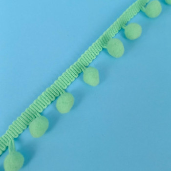 Pom-Pom traka / 10 mm / Zelena