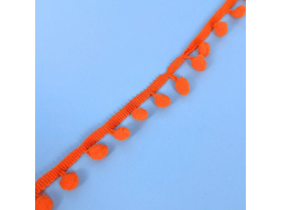 Pom-Pom traka / 10 mm / Narandžasta