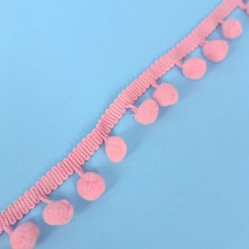 Pom-Pom traka / 10 mm / Roze
