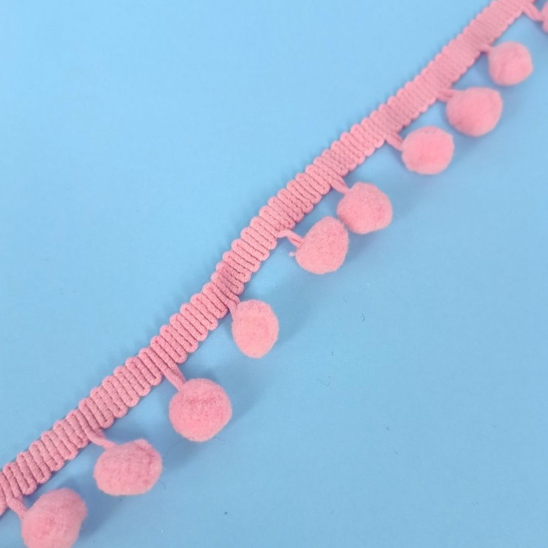 Pom-Pom traka / 10 mm / Roze