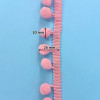 Pom-Pom traka / 10 mm / Roze