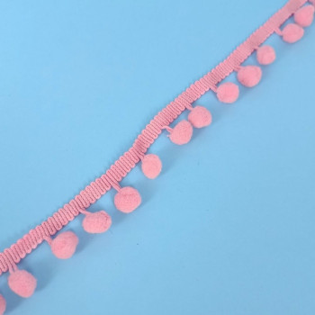 Pom-Pom traka / 10 mm / Roze