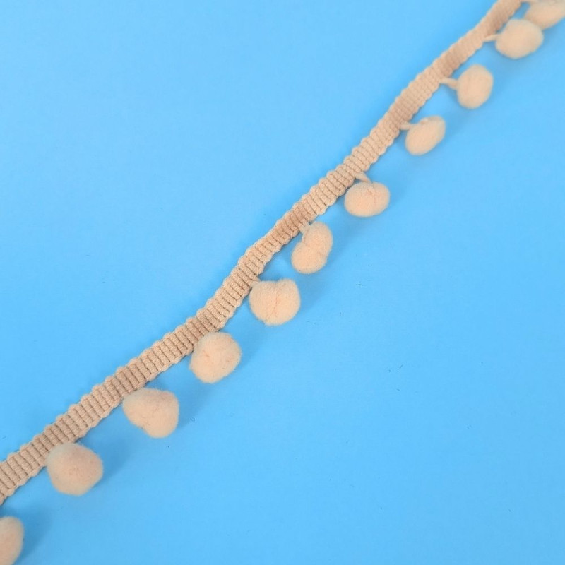 Pom-Pom traka / 10 mm / Roze Pom-Pom traka / 10 mm / Roze