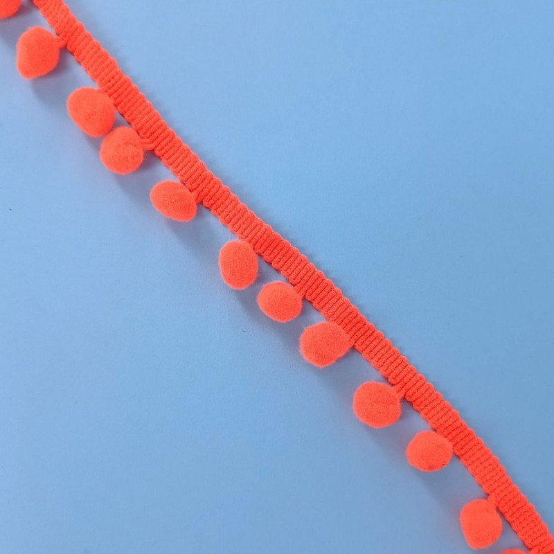 Pom-Pom traka / 10 mm / Narandžasta