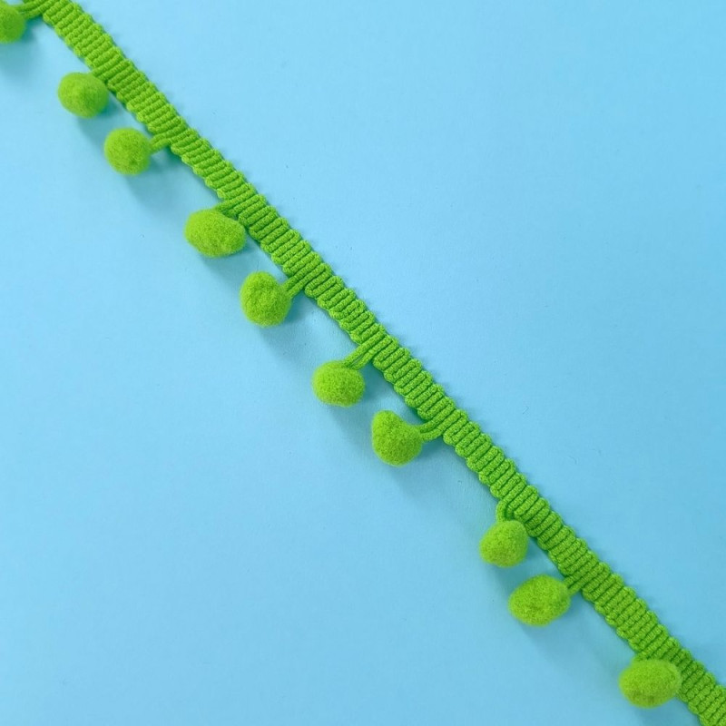Pom-Pom traka / 10 mm / Zelena